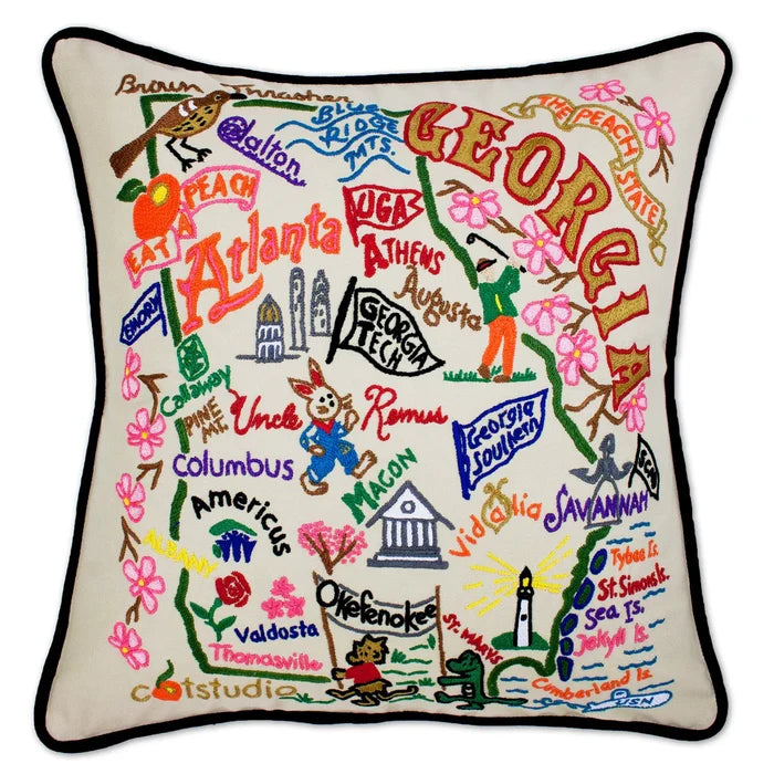 Georgia Embroidered Pillow