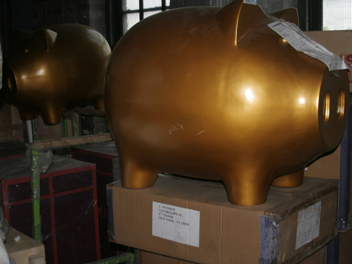 Giant Gold Pig