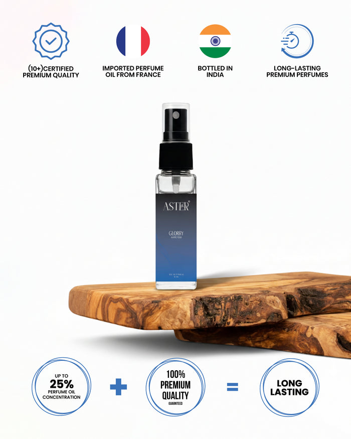 White Oud Glory EDP perfume bottle, 8ml