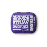 GoSili Silicone Straw with Travel Tin - Extra Long
