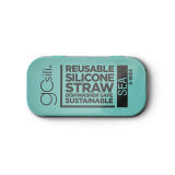 GoSili Silicone Straw with Travel Tin - Extra Wide