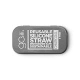 GoSili Silicone Straw with Travel Tin - Extra Wide