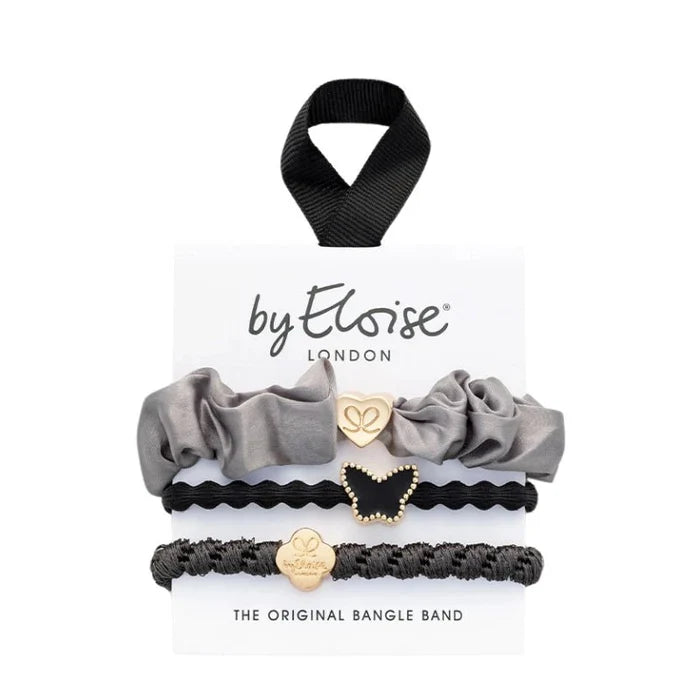 Hair/ Wrist Band Set - Midnight Flight Set  - 3pcs