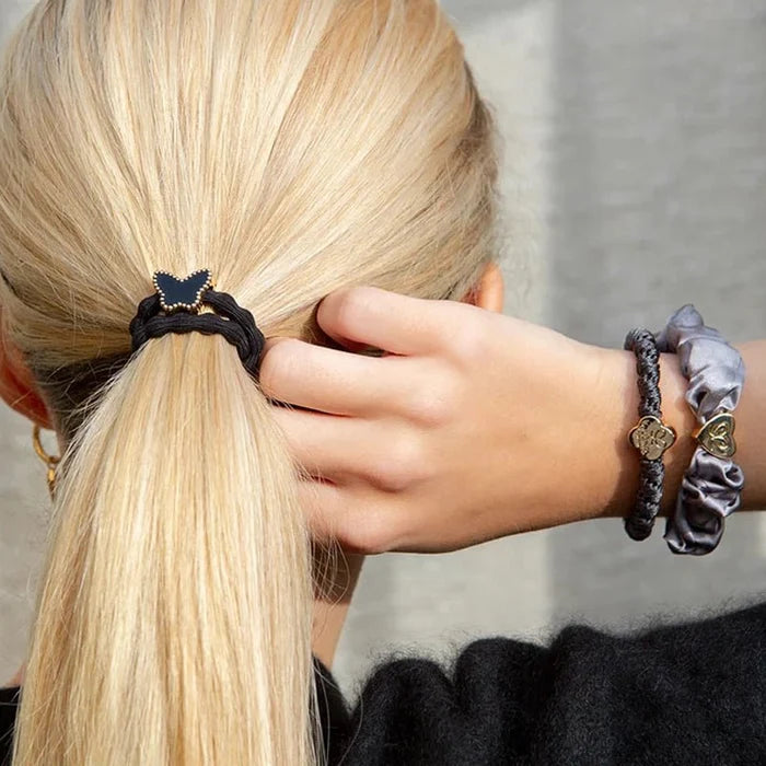 Hair/ Wrist Band Set - Midnight Flight Set  - 3pcs