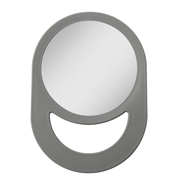 Zadro ZH2004 705004422208 product photo front view, hand mirror with handle in front of a white background