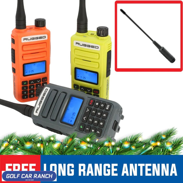 Handheld Rugged GMR2 PLUS GMRS with FREE Long Range Antenna Handheld Radio