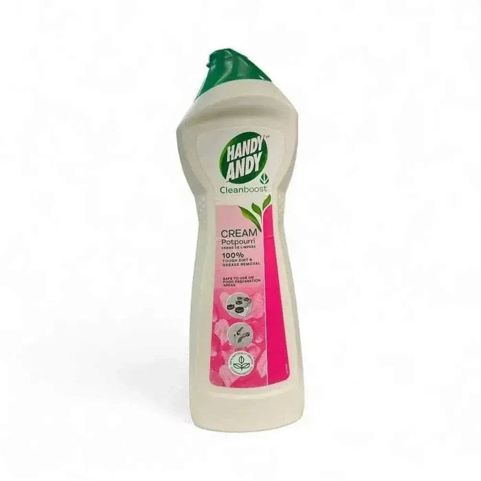 Handy Andy Cream Potpourri 750ml bottle tough grease cleaner biodegradable fragrance recycled plastic