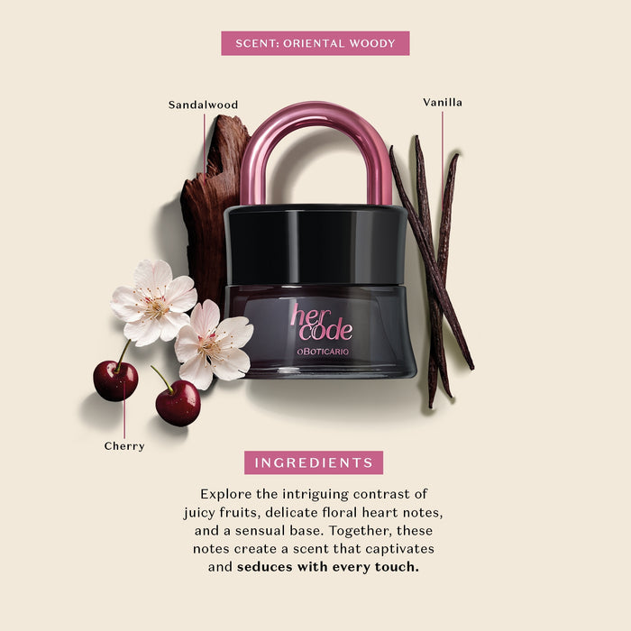 Her Code Touch Eau De Parfum - O Boticário US - Her Code - Fragrance