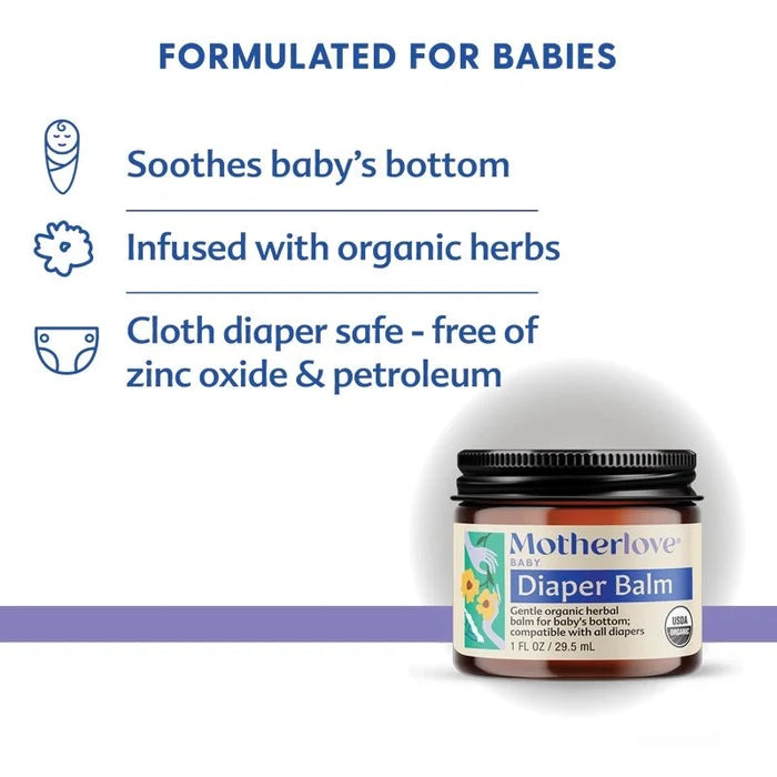 Herbal Diaper Balm & Rash Ointment for Babies - 29.5ml