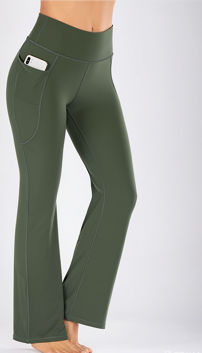 High waisted yoga pants