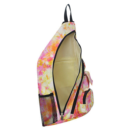 !HOT DEAL! Tropical Tie Dye NGIL Sling Backpack