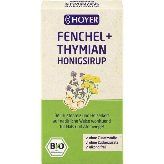 HOYER - Fenchel & Thymian Honigsirup bio