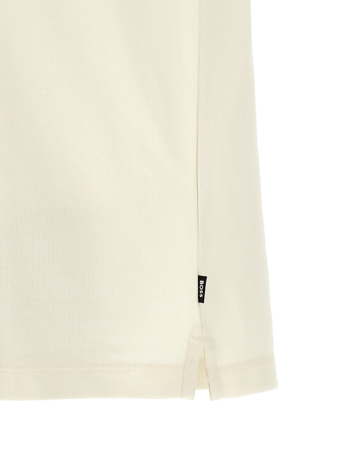 Hugo Boss Beige Cotton Polo Shirt