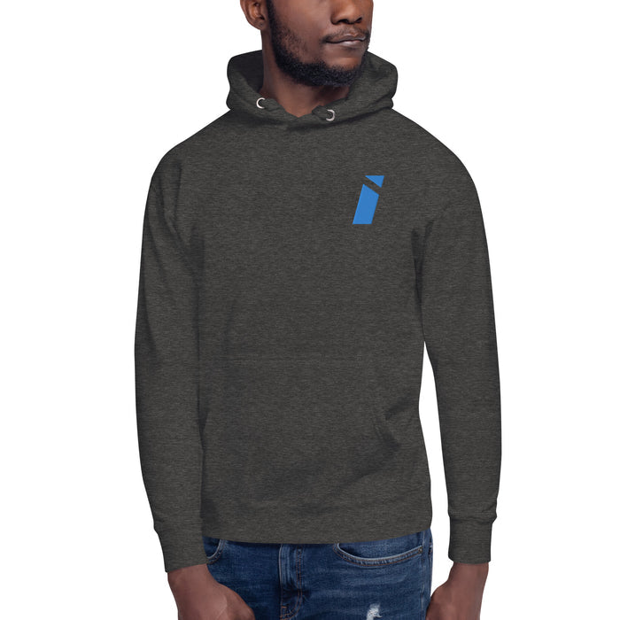 IDEAL Electrical Embroidered Premium Hoodie with Blue Brand Mark (Unisex)