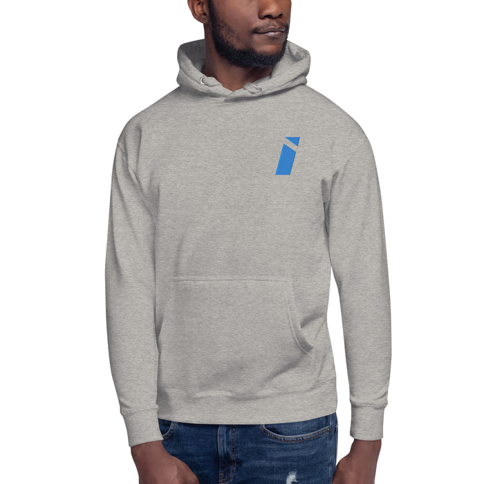 IDEAL Electrical Embroidered Premium Hoodie with Blue Brand Mark (Unisex)