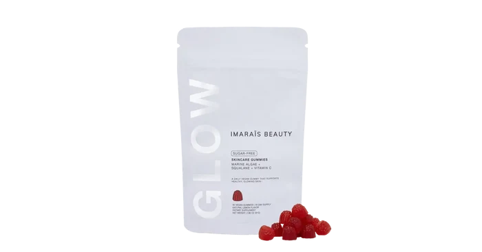 Imarais Vegan Skincare Gummies - GLOW (30/pack) lemon