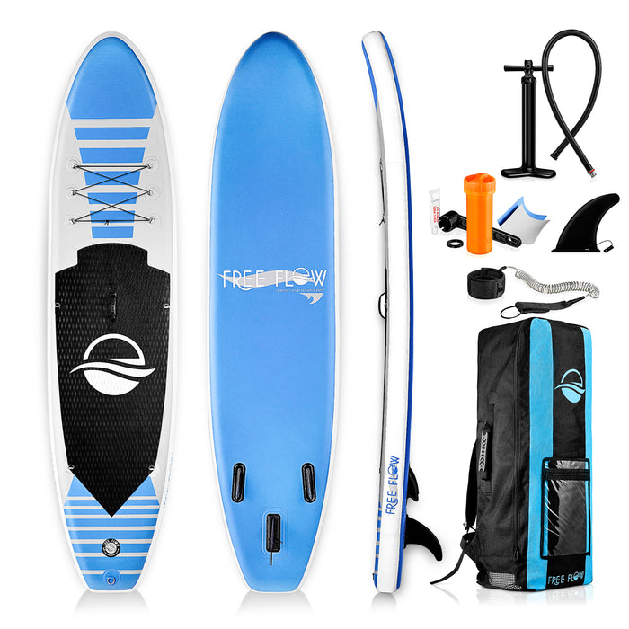 Inflatable Paddle Board, Stable Design, Non-Slip EVA Deck Pad, Teal