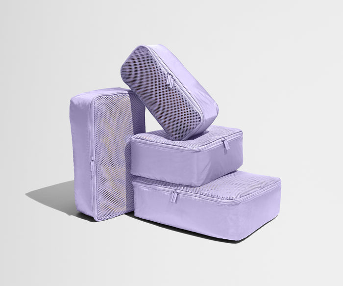 Insider Packing Cubes (Set of 4) in Lavender Haze Purple