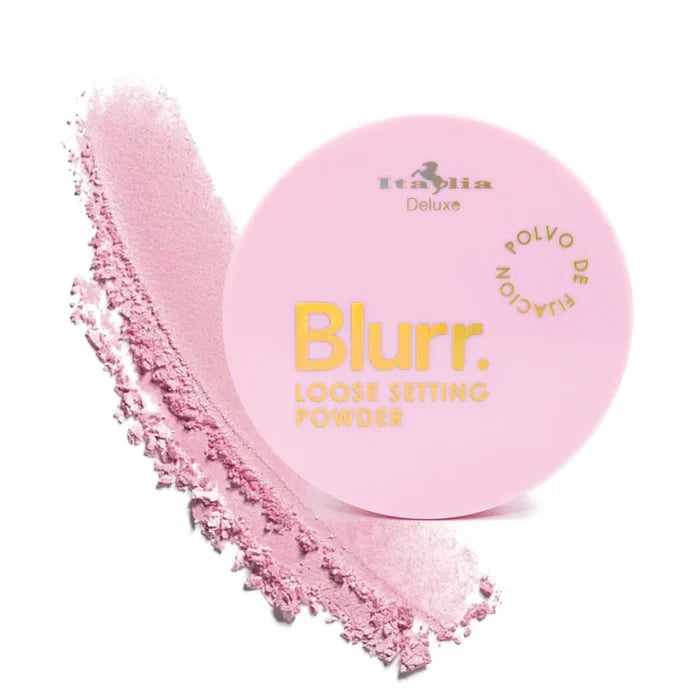 Italia Deluxe - Blurr. Loose Setting Powder-Yellow & Pink