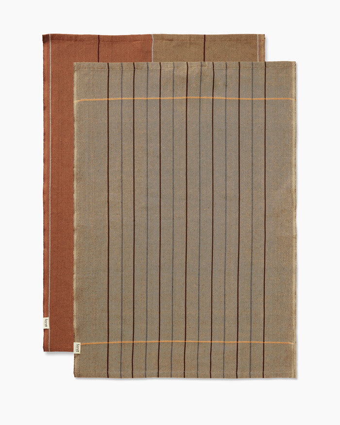 Ito Tea Towel - Set of 2 - Hazel/Oat