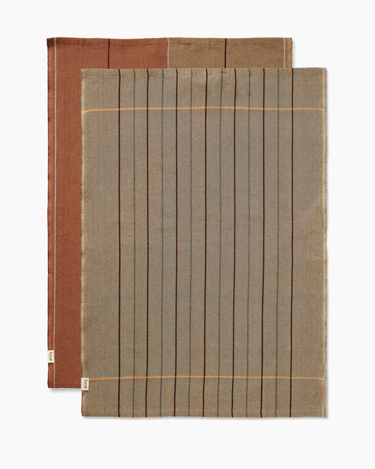 Ito Tea Towel - Set of 2 - Hazel/Oat