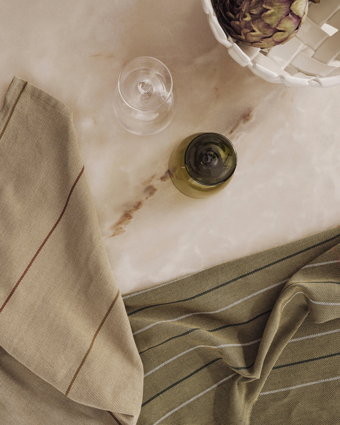 Ito Tea Towel - Set of 2 - Seaweed/Flax