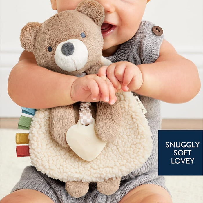 Itzy Ritzy Itzy Lovey Plush with Teether - Bear