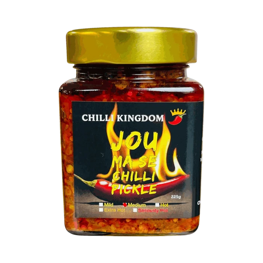 Chilli Kingdom Jou Ma se Chilli Pickle medium heat South African-style 225g jar
