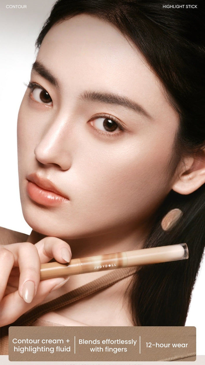 JUDYDOLL Long-wear Double-head Highlight & Contour Pen T5844