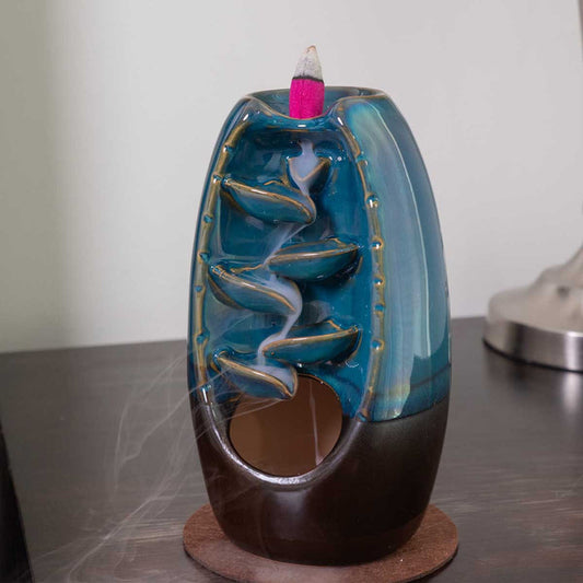 Karma Flow Ceramic Waterfall Incense Burner
