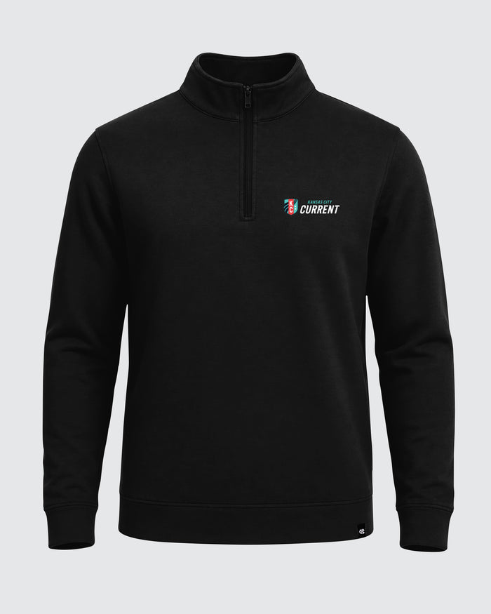 KC Current Logo Stacked Black Pullover