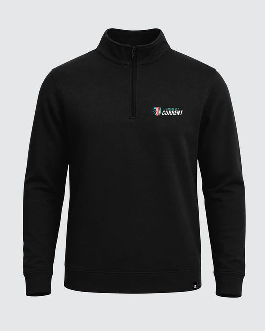 KC Current Logo Stacked Black Pullover