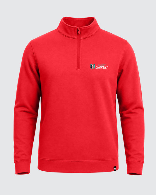 KC Current Logo Stacked Red Pullover