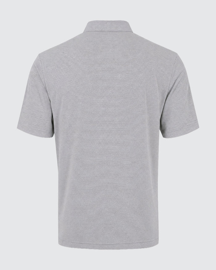 Men's Stripe Polo Back