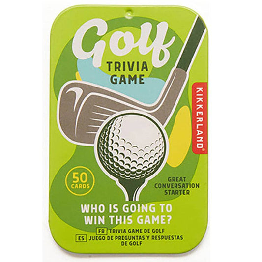 Kikkerland Design Inc - Golf Trivia Game