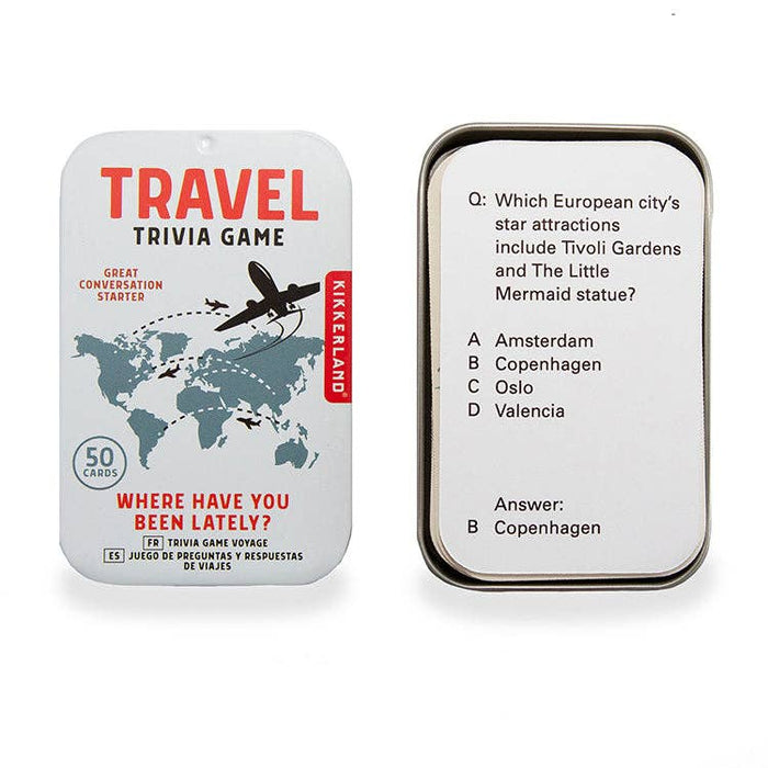 Kikkerland Design Inc - Travel Trivia Game