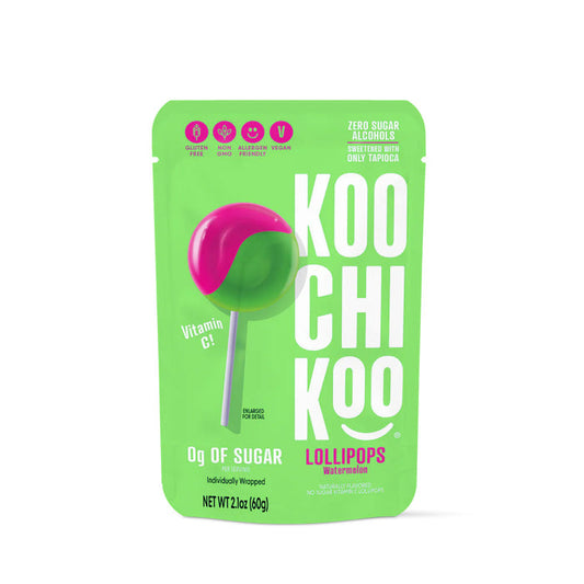 KOOCHIKOO No Sugar Lollipops Vitamin C Watermelon 62g - L'Organic