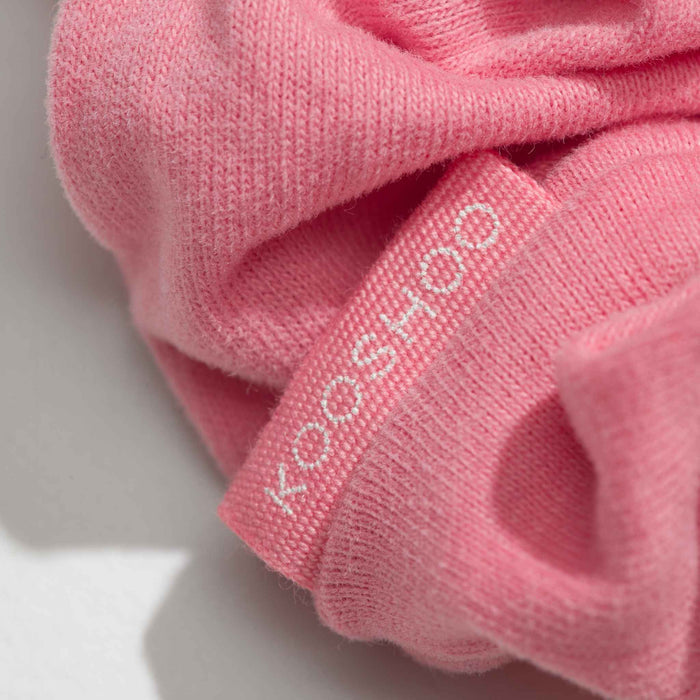Kooshoo Plastic-Free 3-in-1 Bow Scrunchie - Flamingo