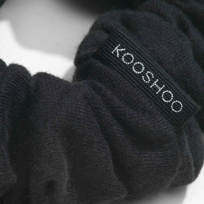 Kooshoo Plastic-Free Scrunchies - All Black
