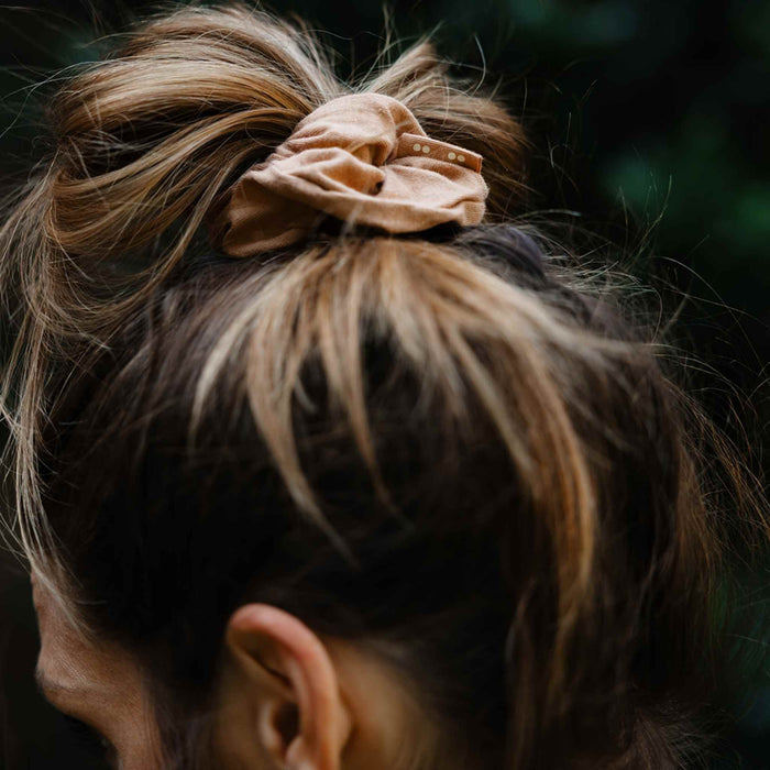 Kooshoo Plastic-Free Scrunchies - Macchiato Brown