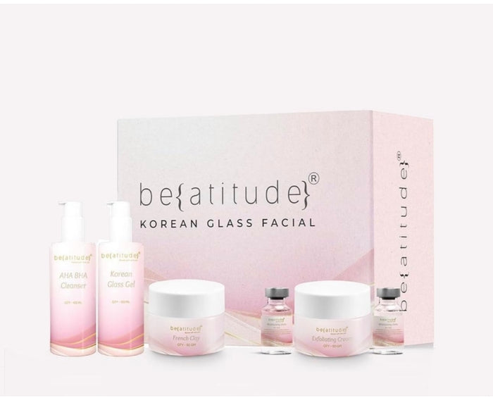 Korean Glass Skin Kit: 5 Steps to Luminous, Hydrated Skin with AHA BHA Cleanser & Exfoliation - SD Cosmetics Care