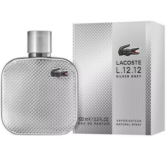 L.12.12. Silver Grey Eau de Parfum 3.4 oz.
