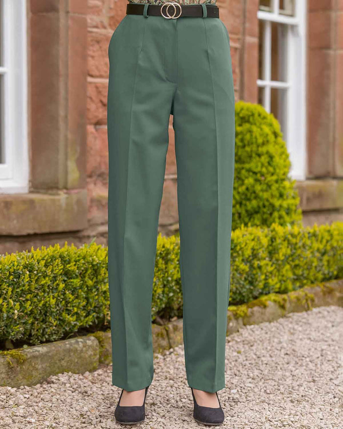 Sandown Trousers  Ladies - Thyme - Country Collection