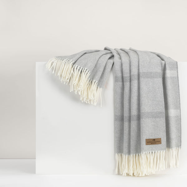 Lands Downunder Montauk Stripe Herringbone Throw
