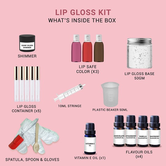 Lip gloss starter kit ingredients