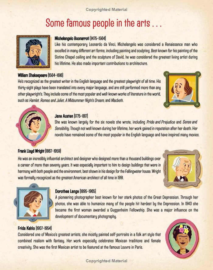 Little Leonardo's Fascinating World of The Arts Book