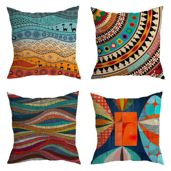 Lively Multicolored Cushion Covers