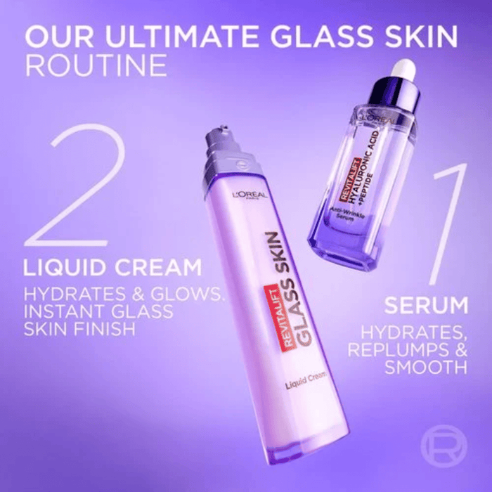 L'Oréal Paris Revitalift Filler Glass Skin Liquid Cream 50ml