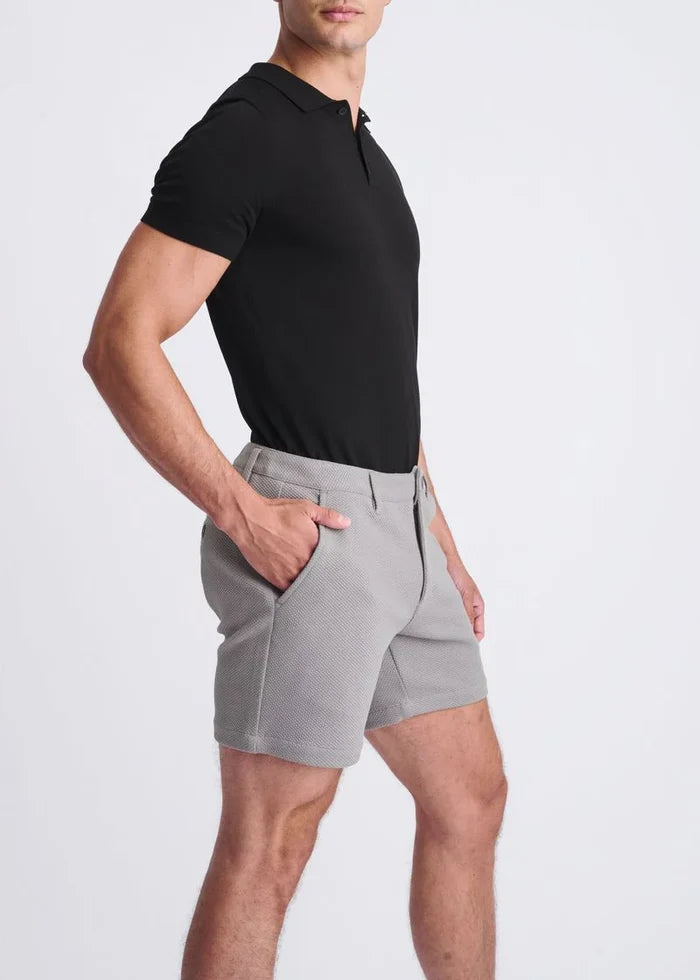 Lunar 6" Inseam Textured Stretch Knit Chino Shorts PM-2541