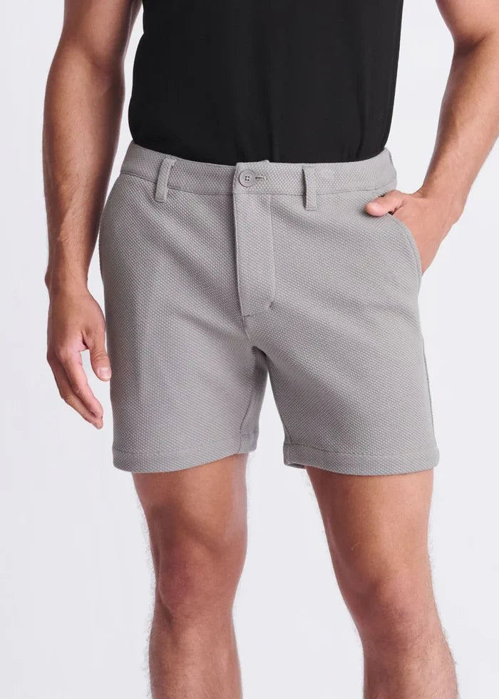 Lunar 6" Inseam Textured Stretch Knit Chino Shorts PM-2541